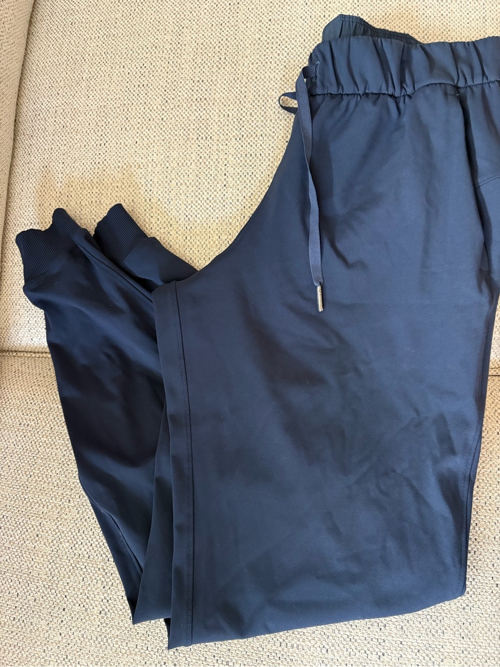 lululemon navy elastic waist jogger pants